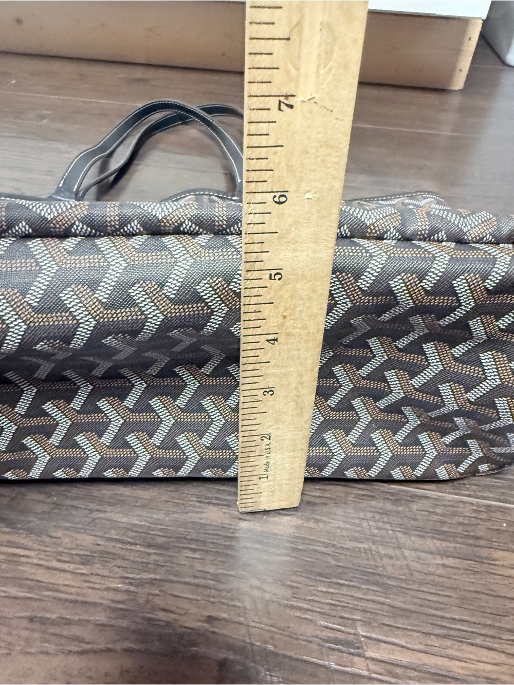 EMO BLACK LUXURY PATTERN TOTE - Picture 4 of 6